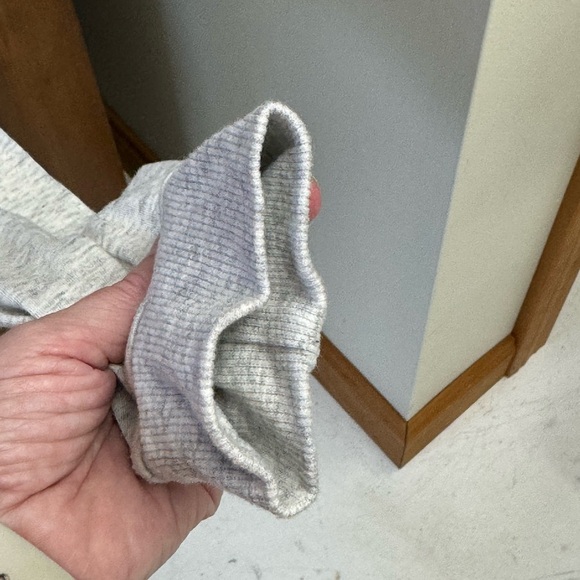 Holiday Time cotton poly long sleeve reindeer shirt medium 21 in pit L27in - Picture 8 of 8